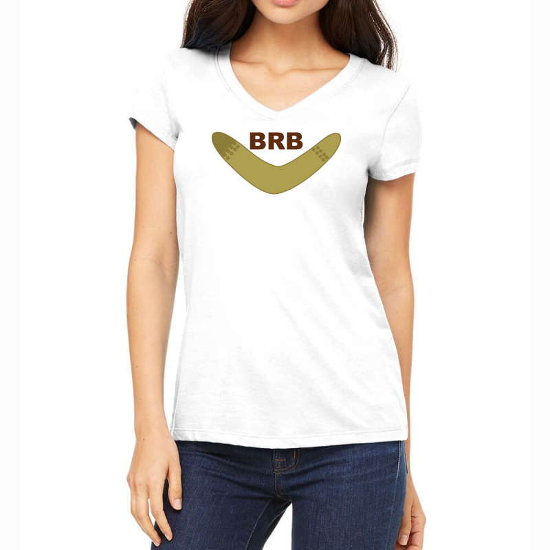 Brb Boomerang Women's V-neck T-shirt | Artistshot