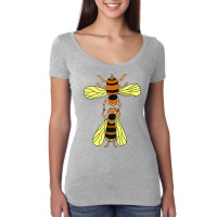 Bee Shirt Acrobatic Gymnast Bees Funny Gymnastics Bees T Shirt Women's Triblend Scoop T-shirt | Artistshot