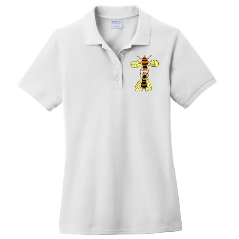 Bee Shirt Acrobatic Gymnast Bees Funny Gymnastics Bees T Shirt Ladies Polo Shirt | Artistshot