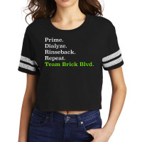 Team Brick Blvd T Shirt Scorecard Crop Tee | Artistshot