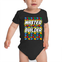 Brick Builder Funny Blocks Building Master Builder Toys Kids T Shirt Baby Bodysuit | Artistshot