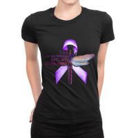 Alzheimer Support Ladies Fitted T-shirt | Artistshot