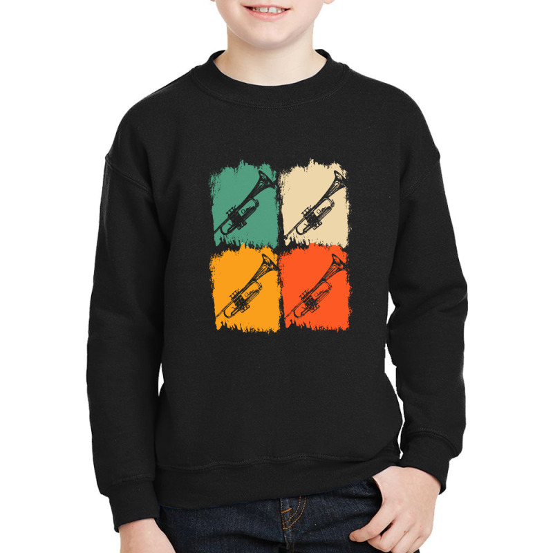 Trumpeter Musical Instrument Trumpet Youth Sweatshirt by liqualyfu | Artistshot