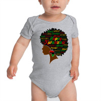 Happy Kwanzaa African Pride Black Woman Seven Principles Sweatshirt Baby Bodysuit | Artistshot