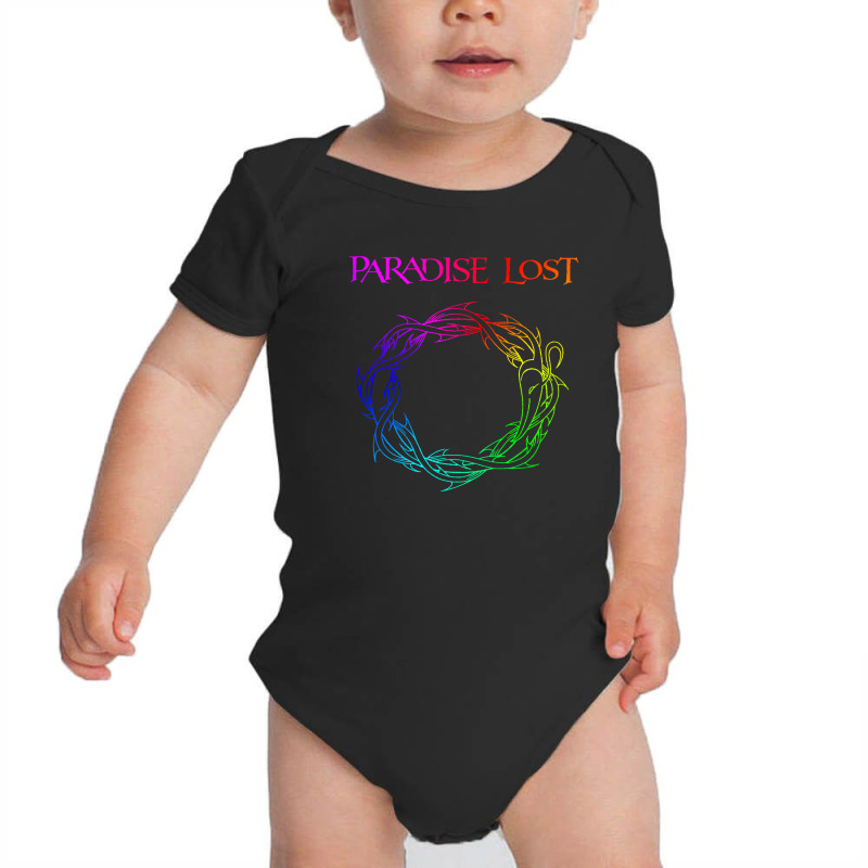 Paradise Lost Crow Of Thorns Back Patch Rgb Baby Bodysuit by lgrenti | Artistshot