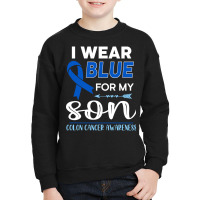 I Wear Blue For My Son Youth Sweatshirt | Artistshot