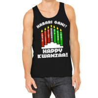 Habari Gani Happy Kwanzaa African American 7 Principles Long Sleeve T Tank Top | Artistshot