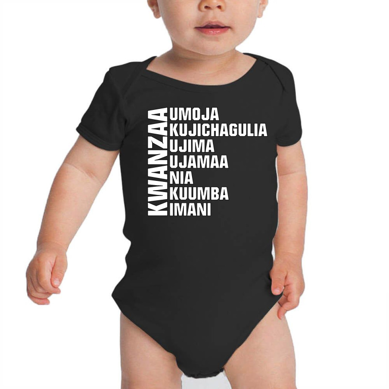 Happy Kwanzaa   7 Principles Pullover Hoodie Baby Bodysuit by ayedencoplon | Artistshot