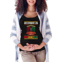 Happy Kwanzaa Kinara Candles Principles African American Men Sweatshir Maternity Scoop Neck T-shirt | Artistshot