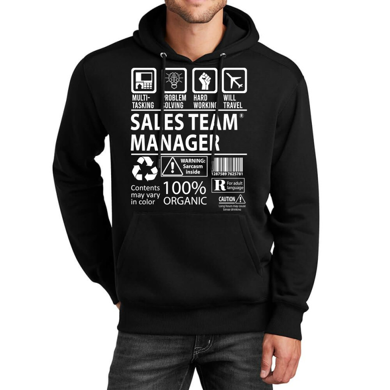 Sales Team Manager T Shirt - Multitasking Certified Job Gift Item Tee Unisex Hoodie by mckeebeckett3l9yxd | Artistshot