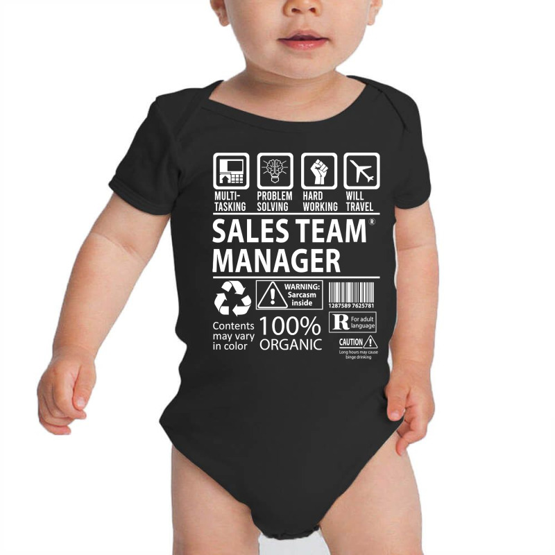 Sales Team Manager T Shirt - Multitasking Certified Job Gift Item Tee Baby Bodysuit by mckeebeckett3l9yxd | Artistshot