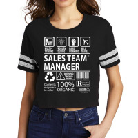 Sales Team Manager T Shirt - Multitasking Certified Job Gift Item Tee Scorecard Crop Tee | Artistshot