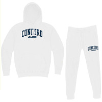 Concord New Hampshire Nh College University Style Navy T Shirt Hoodie & Jogger Set | Artistshot