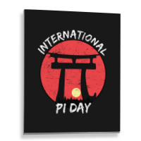 International Pi Day Math Happy Birthday Nerd 2022 3.14 Metal Print Vertical | Artistshot