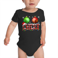 Chestnuts Funny Matching Couples Christmas Lights Nuts Chest T Shirt Baby Bodysuit | Artistshot