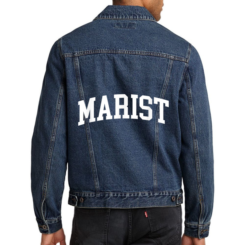 Marist Athletic Arch College University Alumni T Shirt Men Denim Jacket by matheeishilo | Artistshot