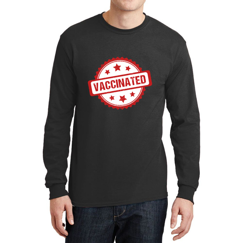 Vaccinated Long Sleeve Shirts by liqualyfu | Artistshot