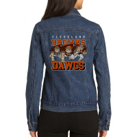 Cleveland Dawgs Ladies Denim Jacket | Artistshot