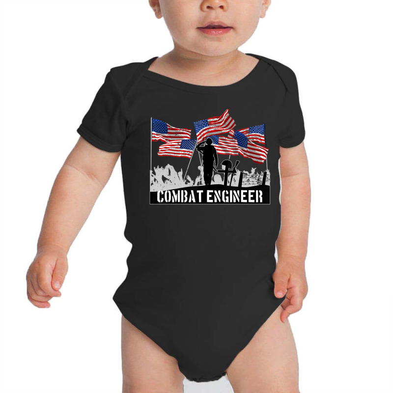 Combat Engineer Veteran Baby Bodysuit by bummercaught | Artistshot