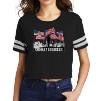 Combat Engineer Veteran Scorecard Crop Tee | Artistshot