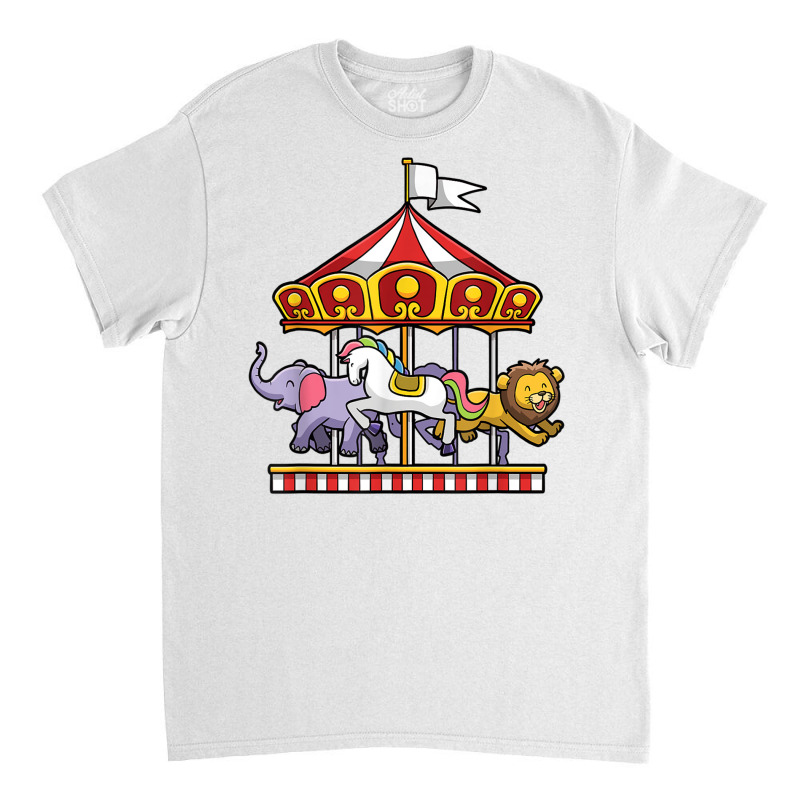 Horse Carousel Cute Carnival Ride Animals Circus T Shirt Classic T-shirt | Artistshot