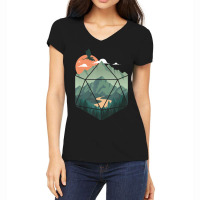 D20 Ar, Dungeons Lover Fantasy Gaming Women's V-neck T-shirt | Artistshot