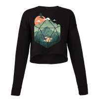 D20 Ar, Dungeons Lover Fantasy Gaming Cropped Sweater | Artistshot