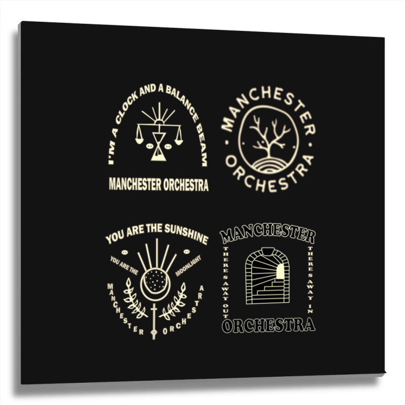 Manchester Orchestra   (3) Metal Print Square | Artistshot