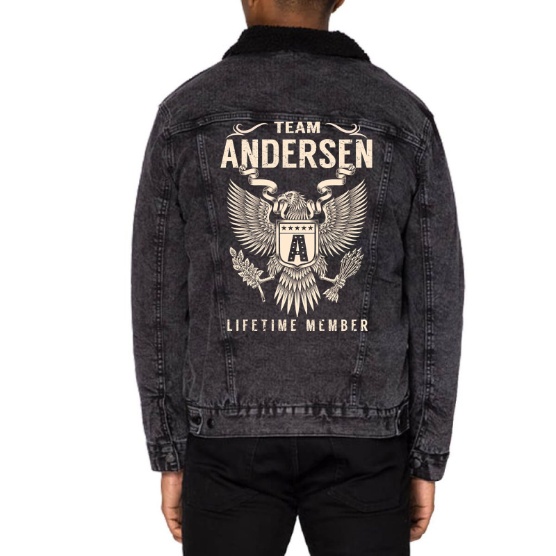 Andersen Unisex Sherpa-Lined Denim Jacket by oatesorlandoi9eepf | Artistshot