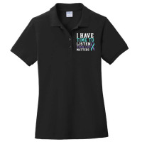 I Have Time To Listen Your Life Matters Mental Health T Shirt Ladies Polo Shirt | Artistshot