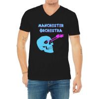 Manchester Orchestra  Skull And Arrows V-neck Tee | Artistshot