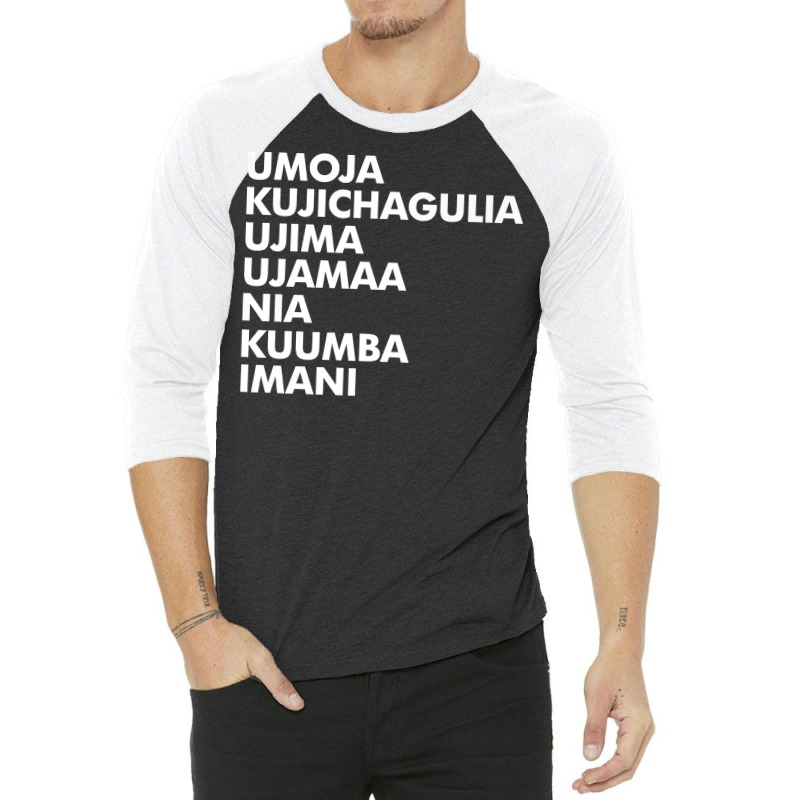 Kwanzaa   Seven Principles Premium T Shirt 3/4 Sleeve Shirt by ayedencoplon | Artistshot