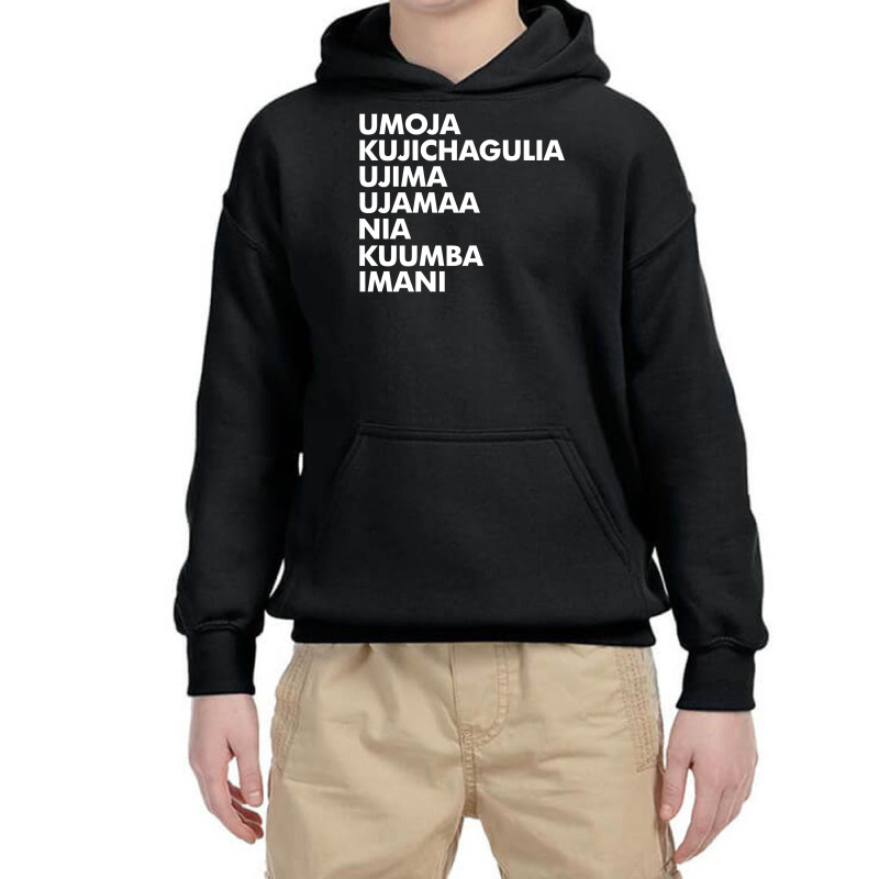 Kwanzaa   Seven Principles Sweatshirt Youth Hoodie by ayedencoplon | Artistshot