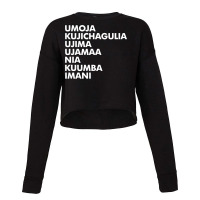 Kwanzaa   Seven Principles Sweatshirt Cropped Sweater | Artistshot