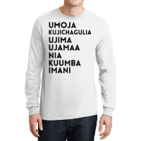 Kwanzaa 7 Principles Umoja Kujichagulia Ujima Ujamaa Nia Raglan Baseba Long Sleeve Shirts | Artistshot