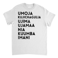 Kwanzaa 7 Principles Umoja Kujichagulia Ujima Ujamaa Nia Raglan Baseba Classic T-shirt | Artistshot