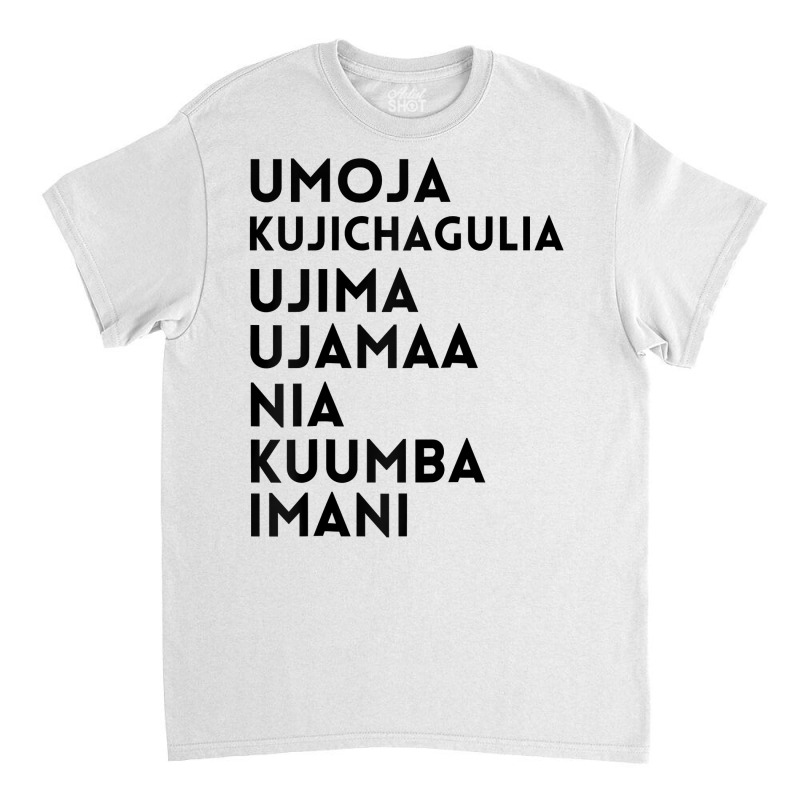 Kwanzaa 7 Principles Umoja Kujichagulia Ujima Ujamaa Nia Raglan Baseba Classic T-shirt by ayedencoplon | Artistshot