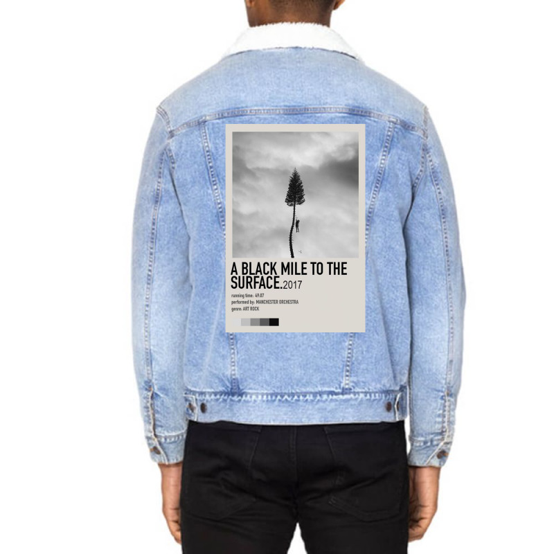 Manchester Orchestra Poster Unisex Sherpa-lined Denim Jacket | Artistshot