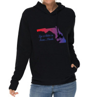 Miami Florida-miqpr Lightweight Hoodie | Artistshot