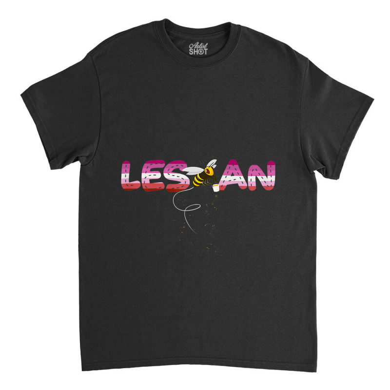 Womens Lesbian Bee Lovers Tshirt Lesbian Gay Lgbt Pride Gifts Classic T-shirt by RYANIDDLE | Artistshot