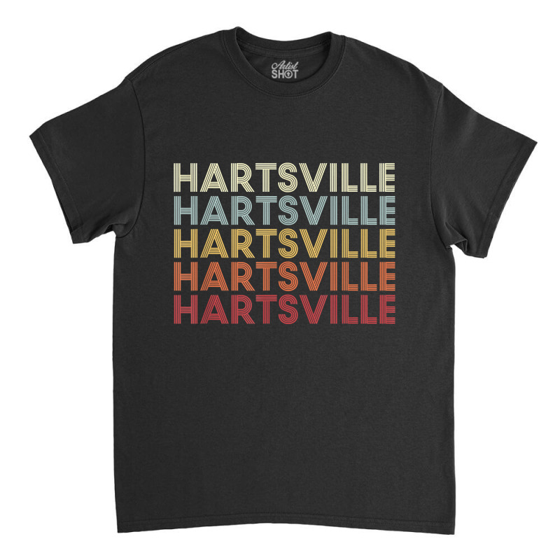 Hartsville South Carolina Hartsville Sc Retro Vintage Text T Shirt Classic T-shirt by klaasmis | Artistshot