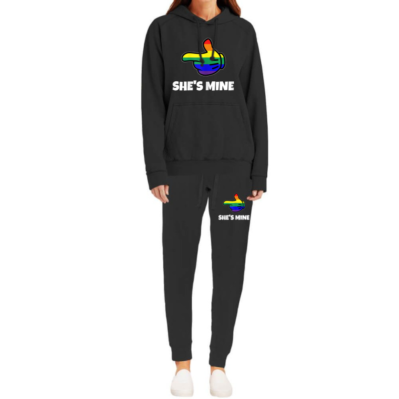 Womens Lesbian Pride Matching She S Mine Tshirt Lgbt Tee Hoodie & Jogger set by RYANIDDLE | Artistshot