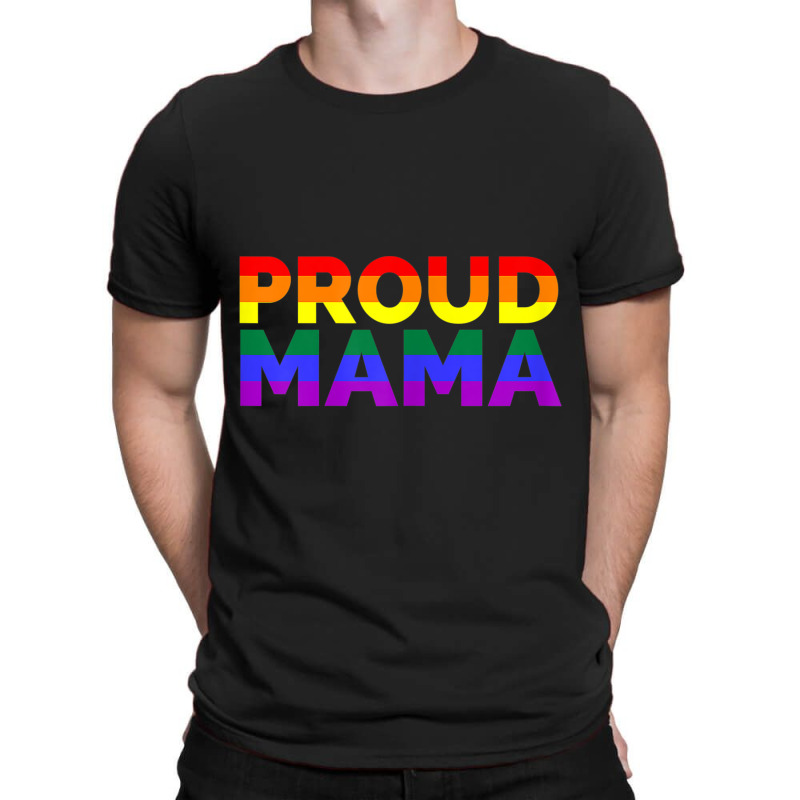 Womens Lgbt Gay Pride Month Proud Mama Pride Flag Tshirt T-Shirt by RYANIDDLE | Artistshot