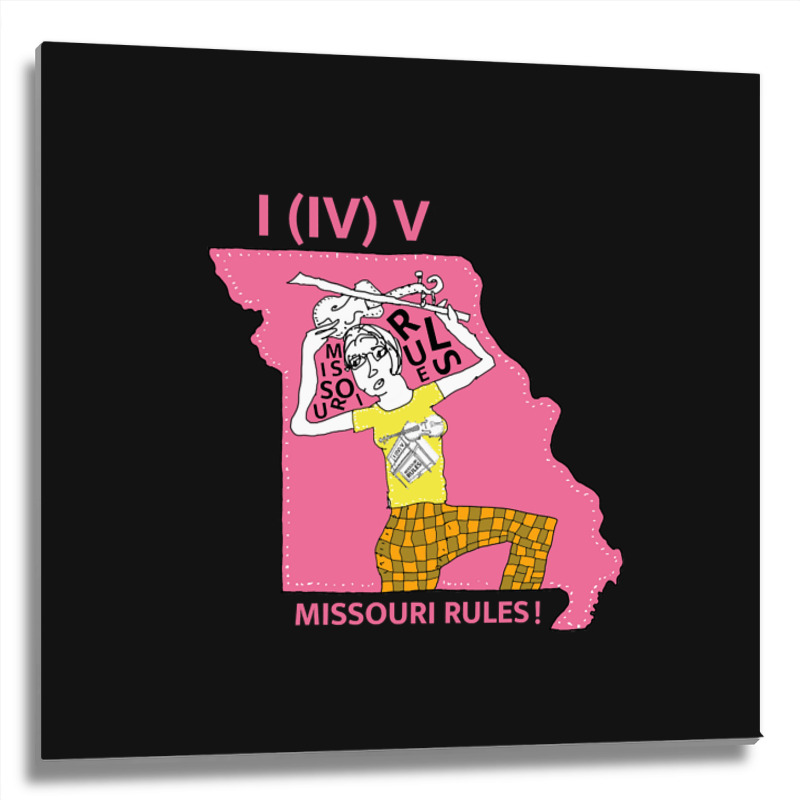 Missouri Rules! Metal Print Square | Artistshot