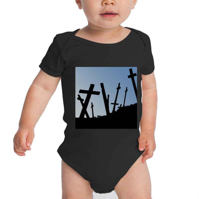 Graveyard At Dawn Baby Bodysuit by Backstabbed | Artistshot