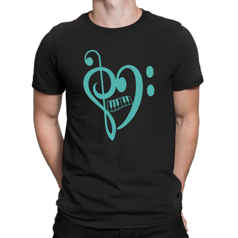 Music Heart Note Piano Musician Pianist T-shirt | Artistshot