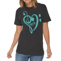 Music Heart Note Piano Musician Pianist Vintage T-shirt | Artistshot