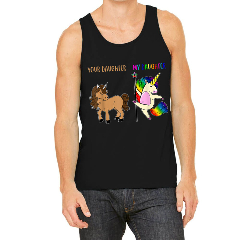 Your Daughter And My Daughter Funny Unicorn Lgbt Pride  Tshirt Tank Top by RYANIDDLE | Artistshot