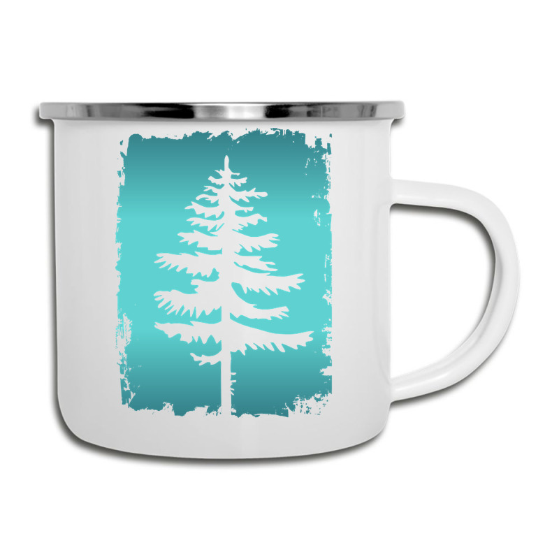 Legendary Conifer Tree Silhouette Drawing Camper Cup | Artistshot