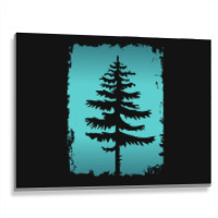 Legendary Conifer Tree Silhouette Drawing Metal Print Horizontal | Artistshot